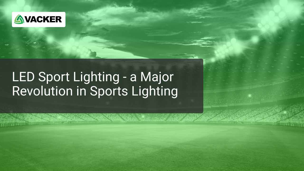 LED sport lighting a major revolution in sports lighting