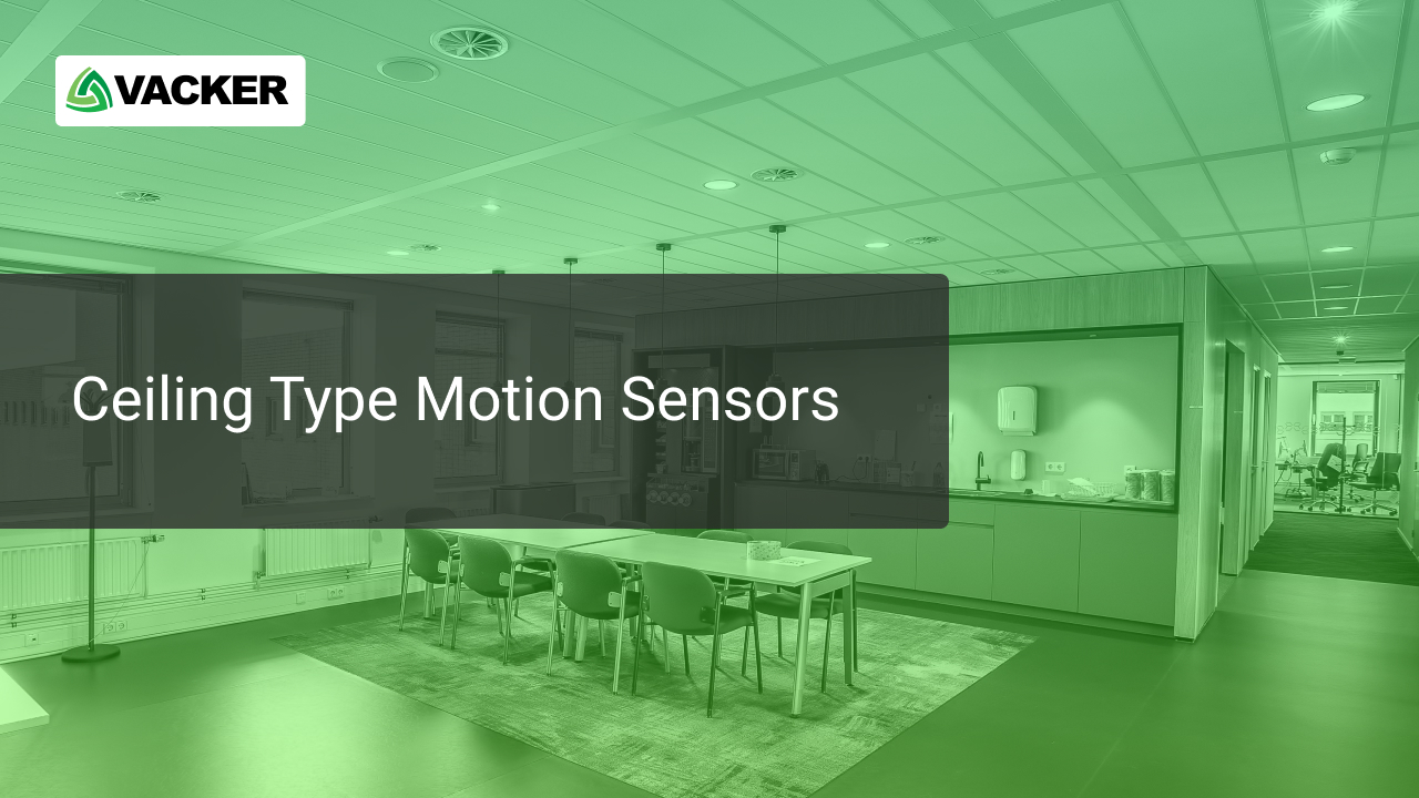 Ceiling Type Motion Sensors